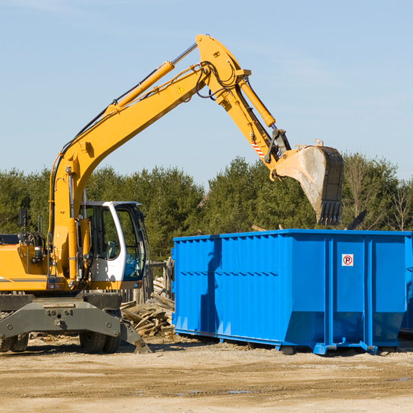 what size residential dumpster rentals are available in Santiago Washington